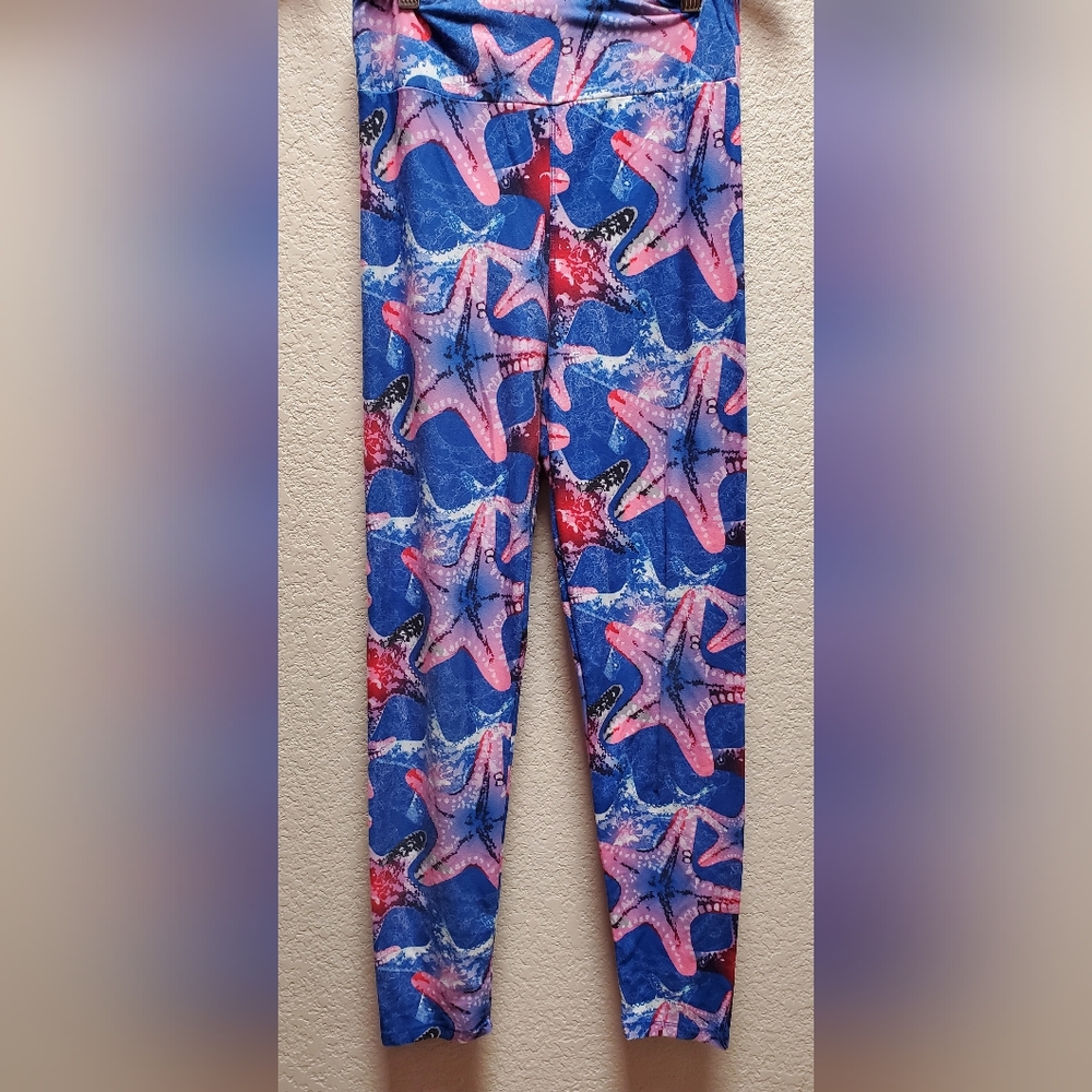 Starfish Leggings - Classic Fabulegs by Melissa - Small
